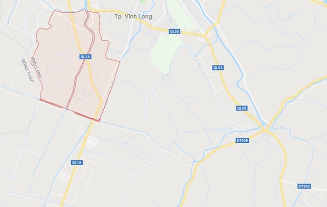 Xã Tân Hạnh (khoanh đỏ), nơi chủ doanh nghiệp hoang báo bị mất trộm tiền tỷ. Ảnh: Google Map. Xã Tân Hạnh (khoanh đỏ), nơi chủ doanh nghiệp hoang báo bị mất trộm tiền tỷ. Ảnh: Google Map.