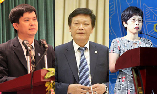 Từ trái qua: Ông Lê Quang Tùng, ông Nguyễn Duy Thăng và bà Nguyễn Thị Phú Hà. Từ trái qua: Ông Lê Quang Tùng, ông Nguyễn Duy Thăng và bà Nguyễn Thị Phú Hà.