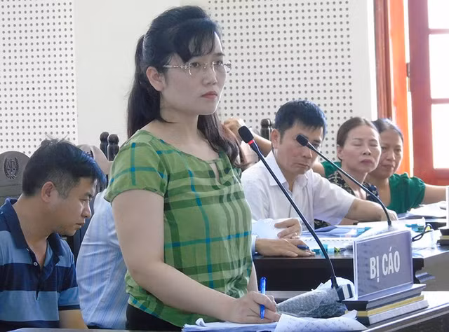 "Hotgirl" Eximbank Nguyễn Thị Lam trông khác hẳn với những bức ảnh trước đây. Nguồn ảnh: Vietnamnet