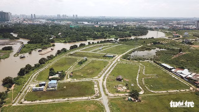 Khu đất thuộc dự án Bắc Rạch Chiếc. Nguồn ảnh: Tuổi Trẻ