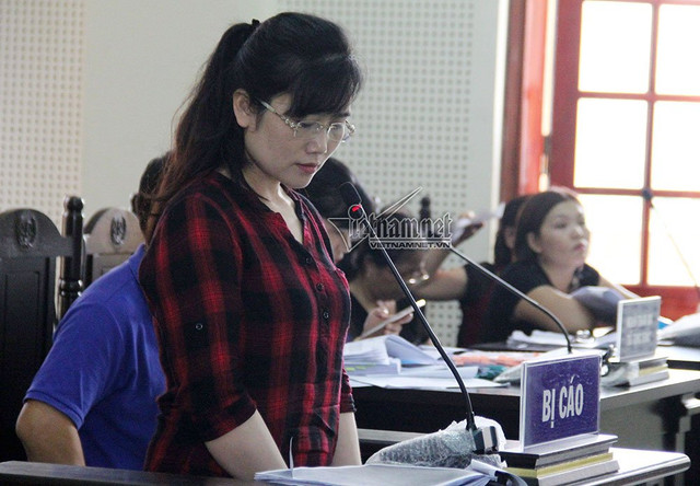 Bị cáo Nguyễn Thị Lam trước tòa Bị cáo Nguyễn Thị Lam trước tòa