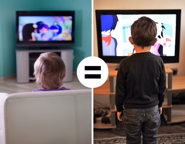 11. Bạn có thể xem TV gần hơn: Nếu bạn xem TV từ một khoảng cách gần, nó sẽ không làm tổn thương đôi mắt mặc dù bạn có thể cảm thấy mỏi mắt hơn. Ảnh: Depositphotos.