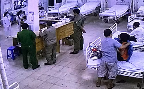 Công an phường Tam Bình ghi nhận sự việc tại Khoa cấp cứu bệnh viện quận Thủ Đức.
