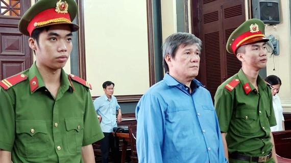 Bị cáo Dương Thanh Cường tại phiên tòa. Bị cáo Dương Thanh Cường tại phiên tòa.