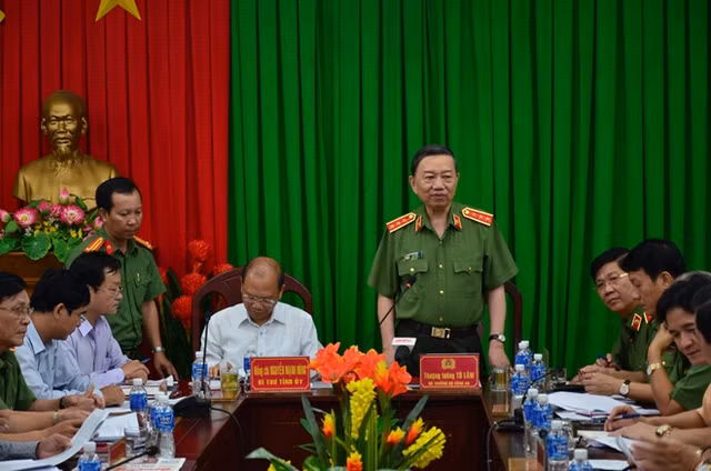 Bộ trưởng Tô Lâm. Ảnh: Bộ Công an.