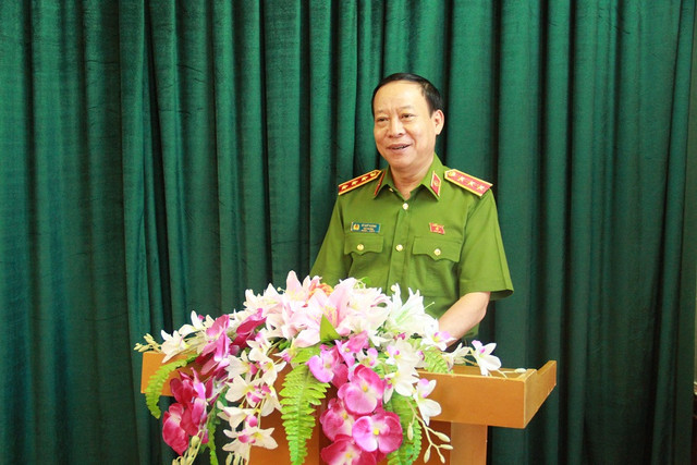 Thượng tướng Lê Quý Vương. Ảnh: Công an tỉnh Hưng Yên. Thượng tướng Lê Quý Vương. Ảnh: Công an tỉnh Hưng Yên.