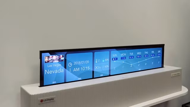 Màn hình cuộn lại được mang đến nhiều công dụng.