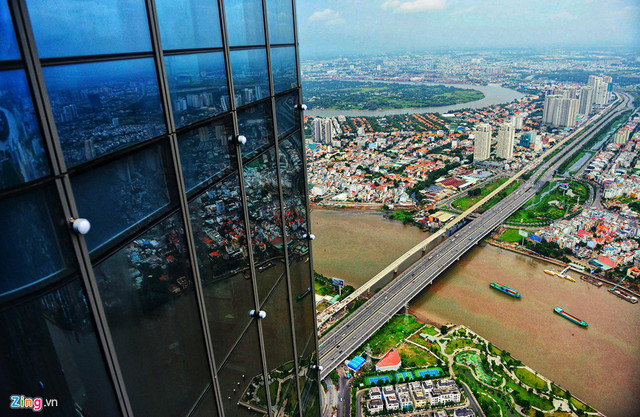 Sai Gon nhin tu dinh toa nha cao nhat Viet Nam-Hinh-11