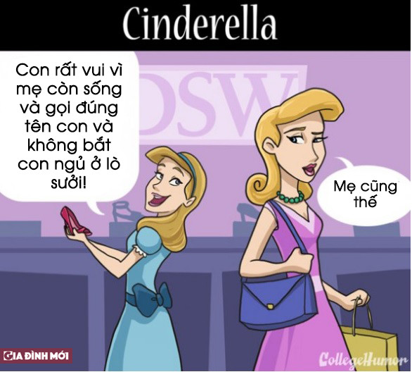 Điều gì xảy ra khi các nàng công chúa Disney có mẹ? - Hình 4 Dieu gi xay ra khi cac nang cong chua Disney co me?-Hinh-4