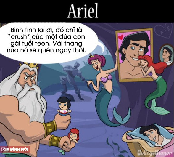 Điều gì xảy ra khi các nàng công chúa Disney có mẹ? - Hình 2 Dieu gi xay ra khi cac nang cong chua Disney co me?-Hinh-2