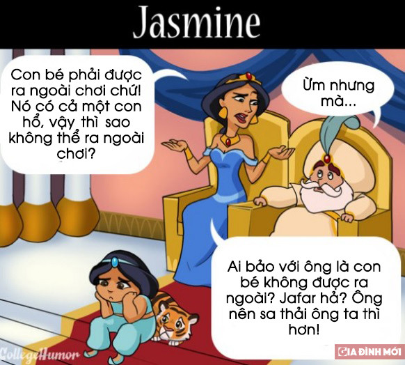 Điều gì xảy ra khi các nàng công chúa Disney có mẹ? Dieu gi xay ra khi cac nang cong chua Disney co me?
