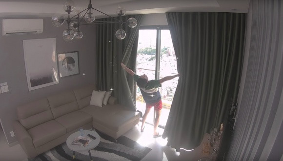 Không gian phòng khách.