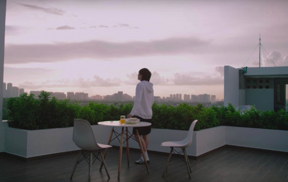 Ban công rộng thoáng.