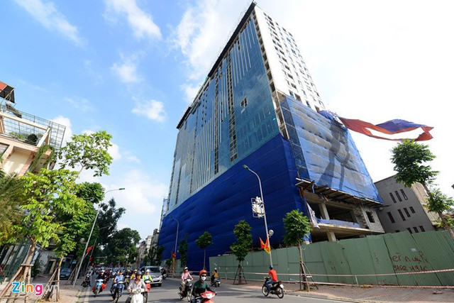 Chủ đầu tư dự án 8B Lê Trực bị Hà Nội bêu tên nợ tiền thuê đất Chu dau tu du an 8B Le Truc bi Ha Noi beu ten no tien thue dat