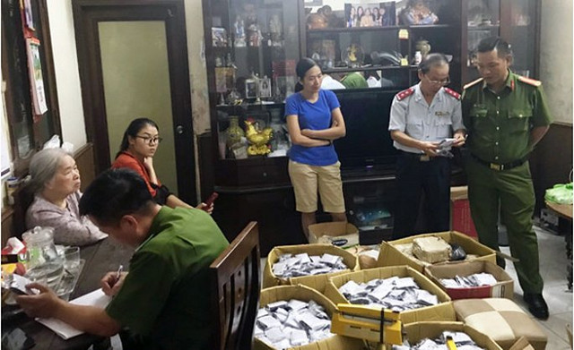 Thu giu hang nghin goi 