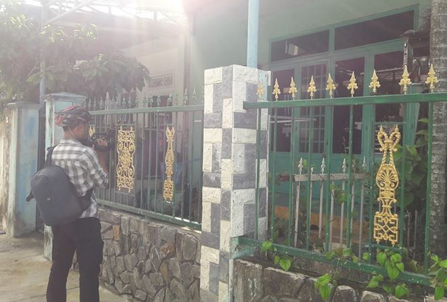 Hiện trường nơi xảy ra vụ án khiến 2 người chết và 1 người bị thương nặng trên đường Tôn Đản (phường Hòa Phát, quận Cẩm Lệ, Đà Nẵng). Ảnh: V.Q