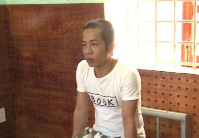 Thuận tại cơ quan công an. Ảnh: CAND. Thuận tại cơ quan công an. Ảnh: CAND.