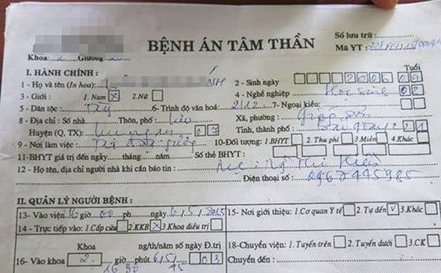 Phát hiện đường dây “chạy” bệnh án tâm thần cho tội phạm Phat hien duong day “chay” benh an tam than cho toi pham