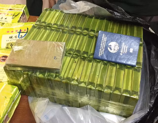 Tang vật vụ án.