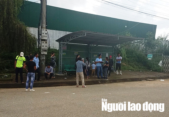 Nhiều người dân đang chờ làm thủ tục nhập cảnh vào trong nước