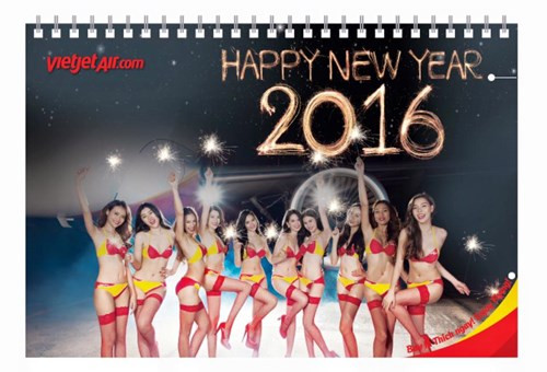Bộ lịch ảnh 2016 của Vietjet. Bộ lịch ảnh 2016 của Vietjet.
