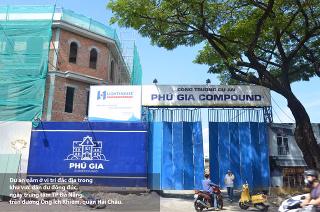 Dự án Phú Gia Compound - 1 trong 9 dự án nằm trong diện điều tra của cơ quan chức năng. Ảnh: NLD.