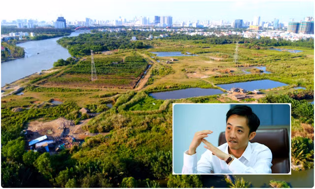 Theo thỏa thuận ban đầu, giá mỗi m2 đất dự án Phước Kiển được Tân Thuận bán lại cho Quốc Cường Gia Lai chỉ 1,1 triệu đồng, sau nâng lên giá 1,29 triệu đồng/m2. Ảnh: Zing