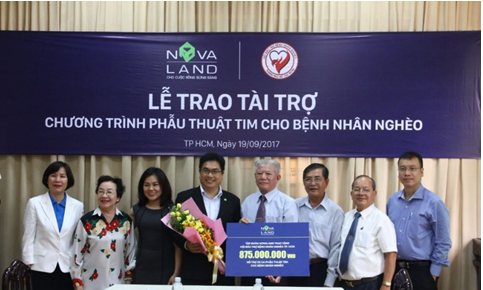 Novaland hỗ trợ phẫu thuật tim miễn phí thông qua Hội Bảo trợ bệnh nhân nghèo TP.HCM Novaland hỗ trợ phẫu thuật tim miễn phí thông qua Hội Bảo trợ bệnh nhân nghèo TP.HCM
