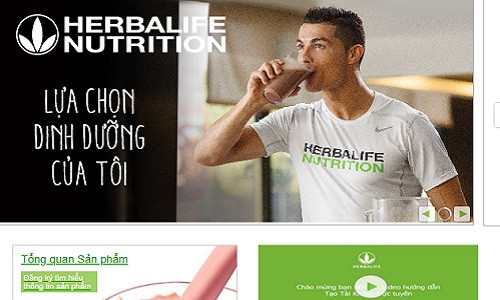 Ảnh minh họa: Chụp màn mình website Herbalife-vietnam. Ảnh minh họa: Chụp màn mình website Herbalife-vietnam.