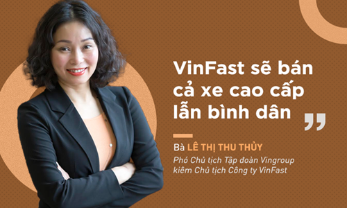 "Hồ sơ khủng" của nữ chủ tịch VinFast - Hình 2 Bà Lê Thị Thu Thủy được xem là nữ tướng của VinFast. Ảnh: Dân Việt.