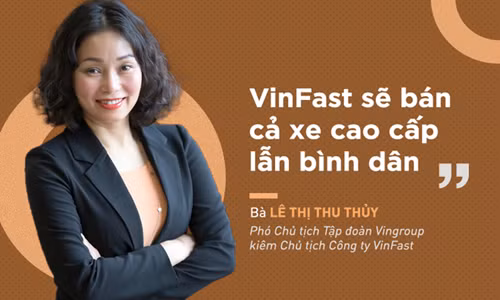 Bà Lê Thị Thu Thủy được xem là nữ tướng của VinFast. Ảnh: Dân Việt.