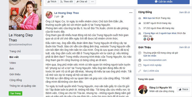 Bà Diệp Thảo tung bằng chứng ông Lữ Ngọc Cư “nói dối“? Ba Diep Thao tung bang chung ong Lu Ngoc Cu “noi doi“?