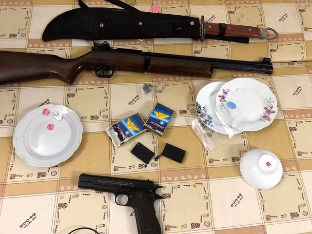 Tang vật vụ án.