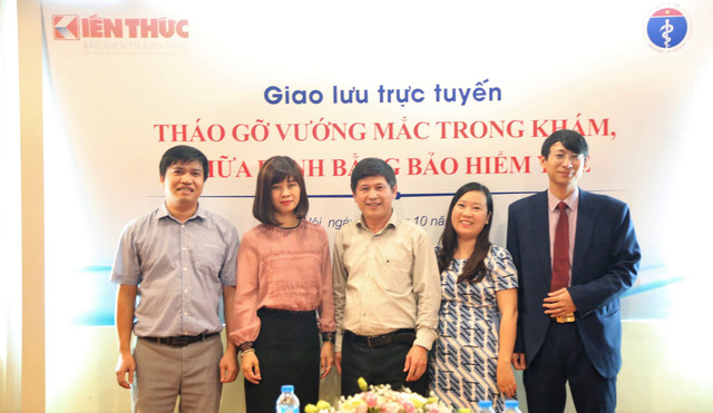 Giao lưu trực tuyến: “Tháo gỡ vướng mắc trong khám, chữa bệnh bằng Bảo hiểm Y tế“ - Hình 2 Giao luu truc tuyen: “Thao go vuong mac trong kham, chua benh bang Bao hiem Y te“-Hinh-2