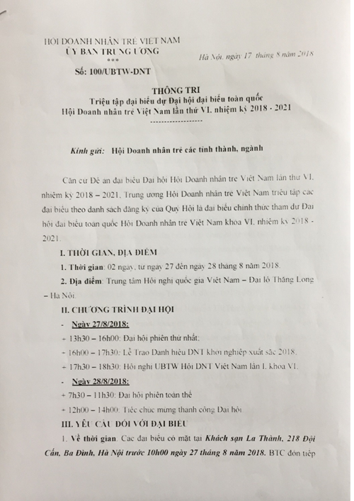 Hội Doanh nhân trẻ VN “rối như canh hẹ” trước thềm đại hội - Hình 8 Hoi Doanh nhan tre VN “roi nhu canh he” truoc them dai hoi-Hinh-8