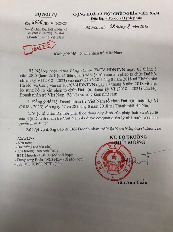 Hội Doanh nhân trẻ VN “rối như canh hẹ” trước thềm đại hội - Hình 11 Hoi Doanh nhan tre VN “roi nhu canh he” truoc them dai hoi-Hinh-11
