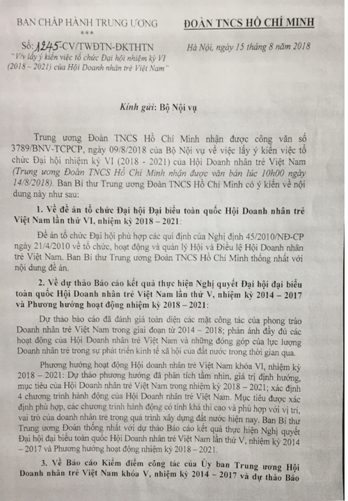 Hội Doanh nhân trẻ VN “rối như canh hẹ” trước thềm đại hội - Hình 5 Hoi Doanh nhan tre VN “roi nhu canh he” truoc them dai hoi-Hinh-5