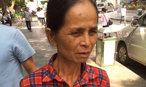 Bà Hiền chưa hết bàng hoàng sau vụ việc.