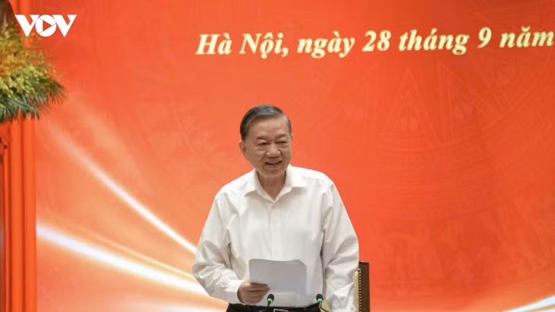 Tổng Bí thư, Chủ tịch nước Tô Lâm chủ trì phiên họp về hoàn thiện thể chế