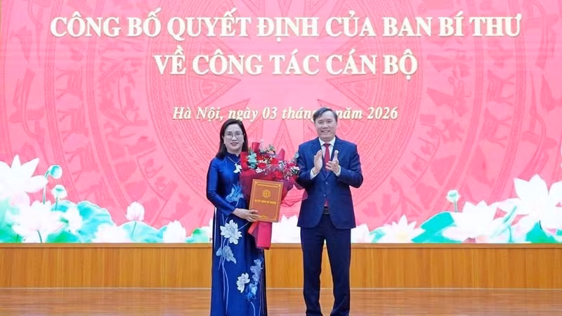 Ban Bí thư Trung ương Đảng điều động, bổ nhiệm nhân sự