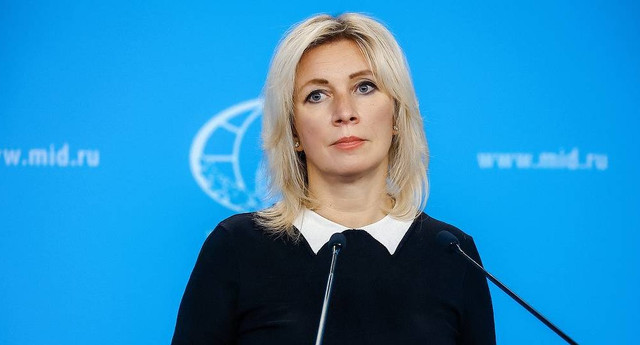 Người phát ngôn Bộ Ngoại giao Nga Maria Zakharova. Ảnh: Tass. untitled.png