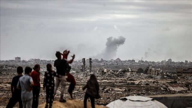 Israel bị tố vi phạm lệnh ngừng bắn ở Gaza. Ảnh: Anadolu. gaza.png