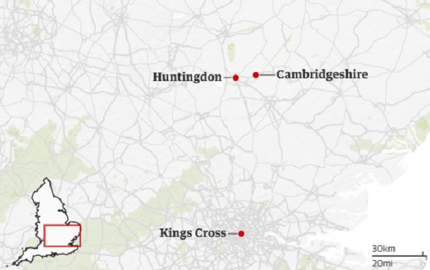 Vụ tấn công bằng dao xảy ra trên chuyến tàu LNER di chuyển từ ga Peterborough, Cambridgeshire, đến London. Ảnh: Guardian. tancong1.png