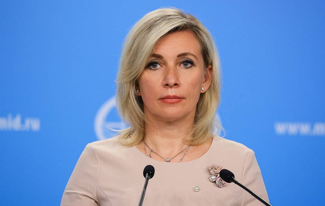 Người phát ngôn Bộ Ngoại giao Nga Maria Zakharova. Ảnh: TASS. phatngonvien.png