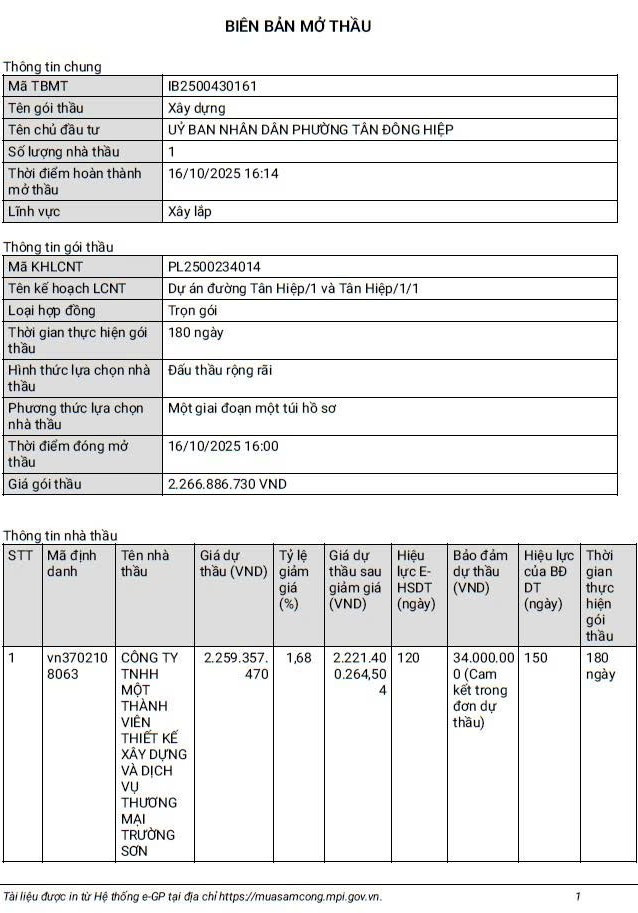 Biên bản mở thầu. Nguồn: MSC bbmt-7205.jpg