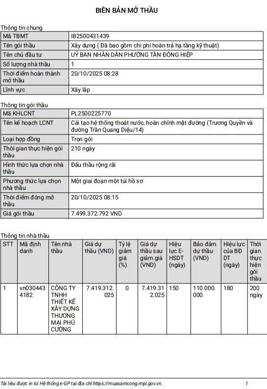 Biên bản mở thầu. Nguồn: MSC bbmt-742.jpg