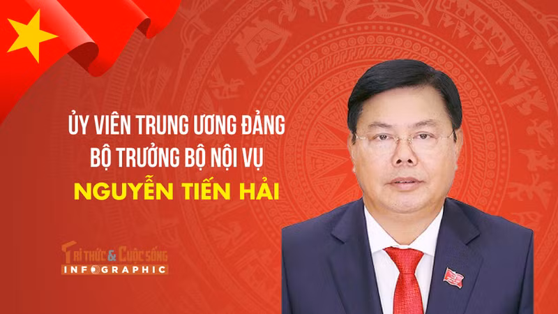 Ông Nguyễn Tiến Hải giữ chức Bộ trưởng Bộ Nội vụ