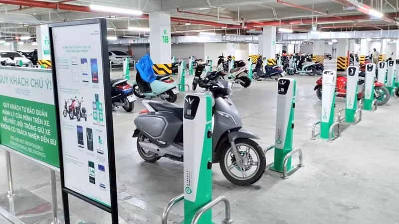 Phát triển hạ tầng trạm sạc xe điện tại chung cư