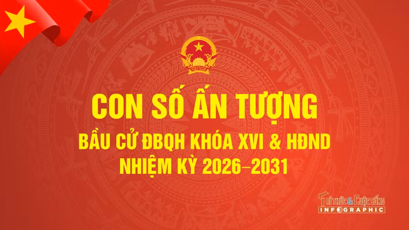 Con số ấn tượng bầu cử Quốc hội khoá XVI và HĐND các cấp nhiệm kỳ 2026 - 2031