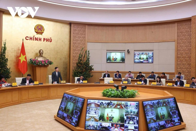 Phó Thủ tướng Trần Hồng Hà phát biểu tại cuộc họp.